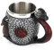 MOLUO Copa de Calavera Juego de Tronos Taza de la Casa Targaryen Sangre y Fuego del dragón Inoxidable Acero Resina Cerveza Jarra de Cerveza de 400 ml Taza de café (Color : 12)
