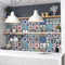 RE-COVERTILES - Adesivi per Piastrelle Bagno e Cucina 10 Pz 20x20 cm - PS00036 Decorazione murale in PVC Impermeabile mattonelle Mosaico Stile cementine Azulejos
