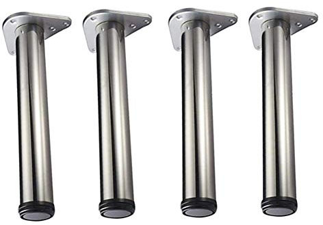 GLP Lot de 4 pieds de meuble en métal, pieds de table 40-110 cm (taille : 110 cm)