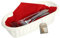 KADAX Panier tressé en polypropylène, corbeille à pain, corbeille à fruits, corbeille à fruits, panier alimentaire en 3 couleurs différentes, panier à couverts, panier de rangement (crème, long)