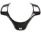 Lenkradhüllen Für BMW 1er 3er E87 E90 E92 E93 2005–2012 Kohlefaser Auto Lenkradverkleidung Dekoration Abdeckung Zierleiste Aufkleber Lenkradbezug (Farbe : Carbon Fiber Style 2)