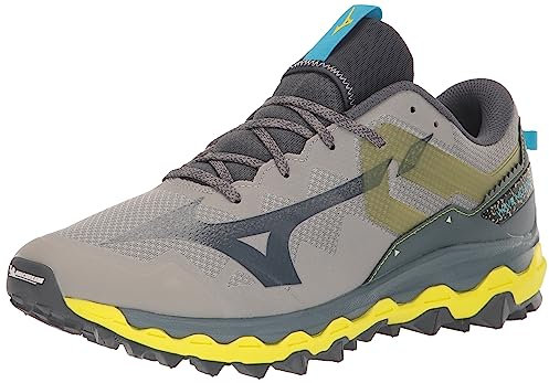 Mizuno Herren Wave Mujin 9 Running Shoe, Ghost Grey-Ombre Blue, 8.5