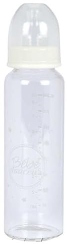 Biberon pour Bébé Col Étroit 240ml Transparent