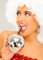 Struts 70s Disco Party Silver Mirror Ball Cup, DB00717
