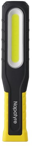 Napatyre Rechargeable LED Inspection Light,1000 Lumens Inspection Lamp with Magnets and Hooks,180° Swivel 5 Modes Mechanic Torch for Garage Workshop and Emergency