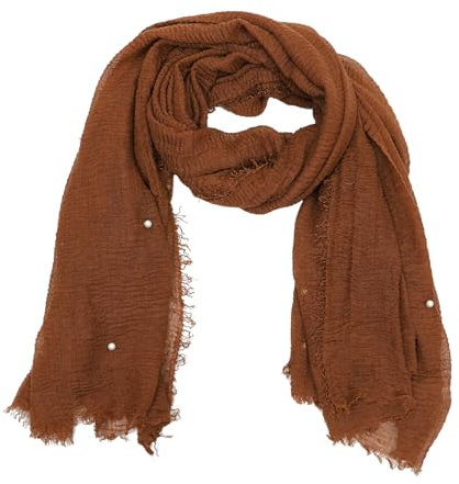 SAFIGLE 1Stk Turban-Schal elegant scarf weihanchten gru schal leinenbettuch Schalwickel für Damen grüner Seidenschal Schals Schultertuch Outdoor-Schal Bart Fräulein Baumwolle