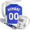 DEREGALOOS Taza Personalizada con nombre de Fútbol Getafe. Tazas de Desayuno personalizada. Regalo Original para Aficionados del Futbol. Regalos Mundial Getafe. Pulsera de regalo