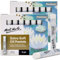 Mont Marte Set mit 6 hochwertigen extra weichen Ölpastellkreiden Weiß, 2 Stück, Naturöl-Pastellfarben, lebhaft, buttrig, vielseitig zum Mischen, Schichten und Schattieren, Ausmalen und Skizzieren