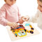 Moreeulsi Feuerwehrauto-Rätsel, Aufklärungspuzzle aus Holz, 3D-Puzzle aus Holz, Puzzles für Kleinkinder zur Entwicklung der Feinmotorik für und Mädchen für Kleinkinder