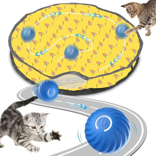 Interaktives Katzenspielzeug Matte,2 in 1 Simuliertes Interaktives Jagd Katzenspielzeug,Interactive Cat Toys,Interaktive Trainingsmatte Katzen,Interaktives Spielzeug für Katzen Trainingsmatte