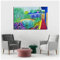 David Hockney Garden Art Leinwand-Poster und Drucke, Leinwandgemälde, dekorative Bilder für Büro, Wohnzimmer, Dekoration - Ungerahmt, 1 Stück