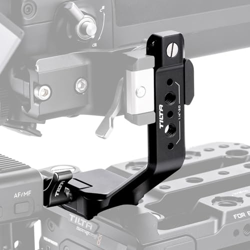 TILTA DJI Focus Pro Top Handle Adapter Kompatibel mit DJI Focus Pro Grip mit 1/4-20 Zoll Gewinde, NATO Rail Receiver - Schwarz TGA-FPG-THA