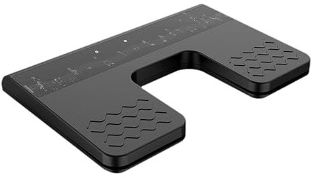 EHJRE Kabelloses Gitarren Musikpedal Zum Umblättern von Seiten, Geräuschloses Musikpedal für Auftritte mit Tablet