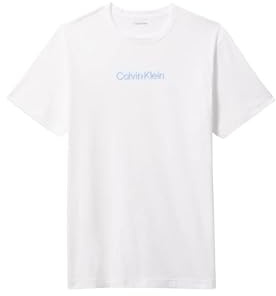 Calvin Klein Herren T-Shirt CK Kurzarm Rundhalsausschnitt mit Print Artikel NM2170E S/S Crew Neck