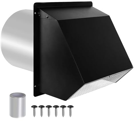 Air Inlet Grate Panel - Steel Radiator Grille for Laundry Houses | Replacement Ventilation Cover for Dryer Exhaust Gases, Cooling System Part, Hardware Solution Indoors