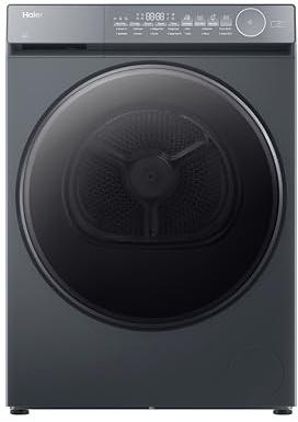 Haier X Series 7 HD90-C367GU1-UK Wifi Connected 9Kg Heat Pump Tumble Dryer - Graphite - A++ Rated