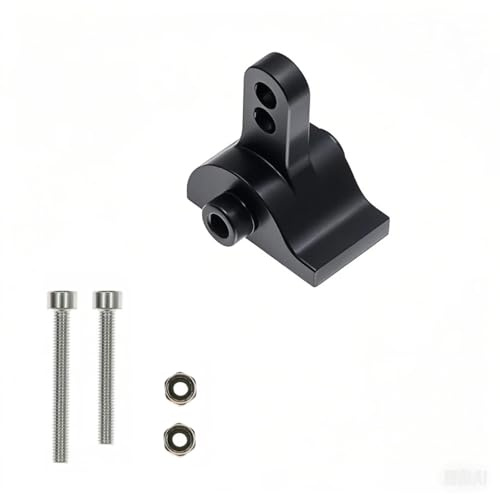 Für Axial Für SCX10 III AR45P Für LCG AR45 1/10 Chassis Upgrades Metall Hinterachs Oberlenker Erhöhung Anti Squat Halterungen RC Crawler Achse RC Ersatzteile(Black)