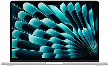 Apple MacBook Air 13-inch Laptop M5 chip with 10-core CPU and 10-core GPU: Built for AI, 13.6-inch Liquid Retina Display, 16GB Unified Memory, 1TB SSD, 12MP Center Stage, Touch ID, Wi-Fi 7; Silver