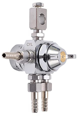 Akozon Ugello Automatico da 0,5 Mm Spruzzatore per Vernice a Olio per il Corpo Elettrolitico in Lega di Zinco in Acciaio Inossidabile per Uso Industriale Design Piccolo e Compatto (2 mm/0,08 pollici)