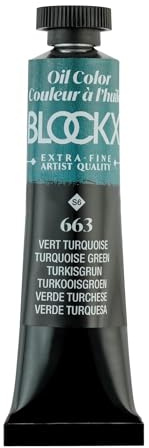 Blockx Türkisgrüne Ölfarbe, 20 ml Tube