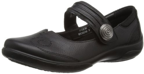 Padders Womens Poem Mary Jane Flats 853/10 Black (10 BKACK ),3 UK (36 EU)