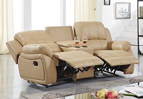 Mapo Möbel Ledersofa Kinosofa Fernsehsofa 5129-Cup-2-3993