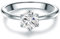 Trilani Damen-Solitärring Sterling Silber Zirkonia weiß im Brillantschliff - Verlobungsring Vorsteckring Trauring Silberring mit Stein