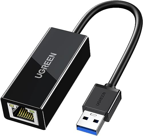 Ugreen 20256 Ethernet 1000Mbit/s Karte und Netzwerkadapter – Karten und Netzwerkadapter (kabelgebunden, USB, Ethernet, 1000 Mbit/s, schwarz)