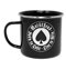 Motörhead I Born to Lose I Emaille Becher I Outdoor Tasse I mit Motiv I ca. 400 ml I lizenziertes Originaldesign, Weiß