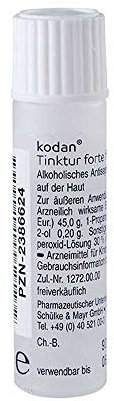 Schülke Kodan Tinktur forte farblos Hautantiseptikum Hautdesinfektion Antisept Desinfektion, 40x6ml Ampullen