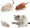 Fliyeong Jouet pour Chat - Peluche Amusante en Forme de Souris à Remonter pour Animal de Compagnie
