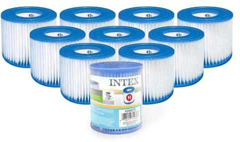 Intex Tipo H Easy Set Cartuccia filtro di ricambio per piscine (confezione da 10)