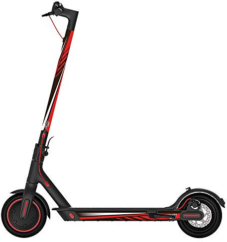 STYLISH SCOOTERS Xiaomi M365 Aufkleber, Sport Red Vinyl, dekorativ, für Ihren Elektroroller, geeignet für alle Modelle. (Rot)