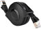 KIKYO RJ45 Lan Cable, Black Retractable Lan Cable, Professional Cable for Lan