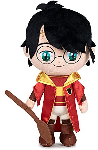 Harry Potter Wizard Plüschtier mit Quidditch-Uniform, 30 cm