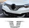 Verbesserte äußere Kühlergrill Zierleistenabdeckung ABS Chrom 7 Stück Für Kadjar 2015 2016 2017