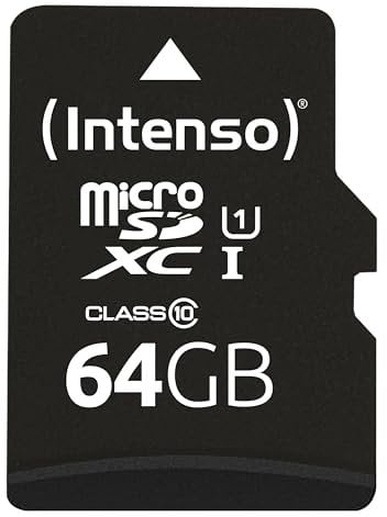 Intenso 64GB microSDXC UHS-I Performance, 3424490