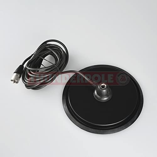 CB Radio Magnetic Antenna Mount | Thunderpole 7 Turbo Mag Mount | 3/8 Thread