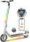 Atomi Monopattino Elettrico Adulto,Motore 500W, Autonomia 40km, Pneumatici Antiforatura da 9'', Monopattino Elettrico con Frecce, Monopattino Pieghevole con Antifurto e Luce Colorata