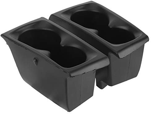 Par de Portavasos de Espuma Almacenamiento de Bebidas Doble Izquierdo y Derecho 5YK46TRM Ajuste para Ram 1500 DT 2019 a 2021