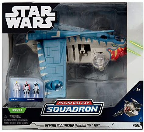 Bizak Star Wars 62610096 Micro Galaxy Squadron Navire Low Altitude Comprend 3 Figurines incluses