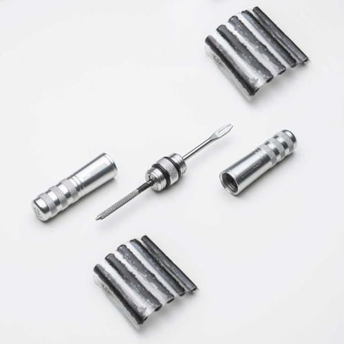 LIGHT Tubeless Reparaturset - Silber (10x 3,5 Bits + Werkzeug)