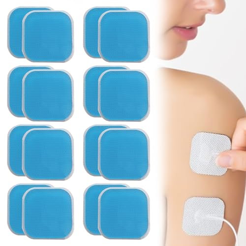 Actsime 4 Ersatzsets (16 Stück) Gel Pads kompatibel mit Beurer EM 59 Heat Geräten, Ersatz Gel Pad kompatibel mit EM 59 Menstrual Relax TENS & Wärme, 45 x 45 mm