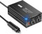400W Car Power Inverter DC 12V to 110V AC Car Plug Adapter Converter with [65W USB-C]/Fast USB Charger (24W) Car Charger for Laptop