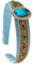 LERONO Kristall-Stirnband für Cosplay, arabische Prinzessin, Party, Verkleiden für Urlaub, Reisen, Mädchen, Fotografie-Requisiten, arabische Prinzessin, Cosplay