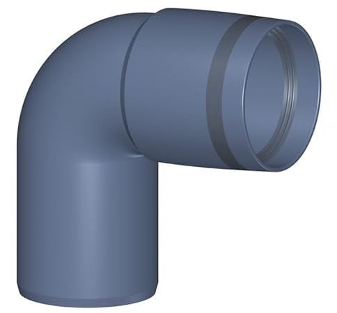 PoloPlast POLO KAL XS Bogen DN 50, 87,5 Grad