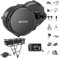 Bafang 750W Mid Drive Kit BBS02B 48V Electric Bike Conversion Kit with 48V 17.5Ah Rear Rack Battery EKD01 Display 44T Chainring Ebike Conversion Kit for BB100mm