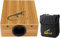 Tragbare Cajon-Trommel mit Tasche und Gurt, leichte Reise-Cajon mit Gitarrensaiten, resonanter Klang (9,4 x 22,9 x 29 cm, 1 kg, Zebraholz)