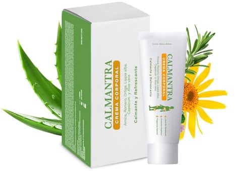CALMANTRA Crema Antiinflamatoria con Aceites Naturales para las Articulaciones - Arnica Crema AntiInflamatoria - Crema Masaje de Espalda, Región Lumbar, Músculos, Rodillas - Antiinflamatorio Natural