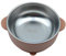 Genérico Recipiente Para Comida De Bébé, Bol Infantil de Acero Inoxidable, Plato de Acero Inoxidable Resistente al Calor con Ventosa para Guardería, Camping, Viaje y Comidas